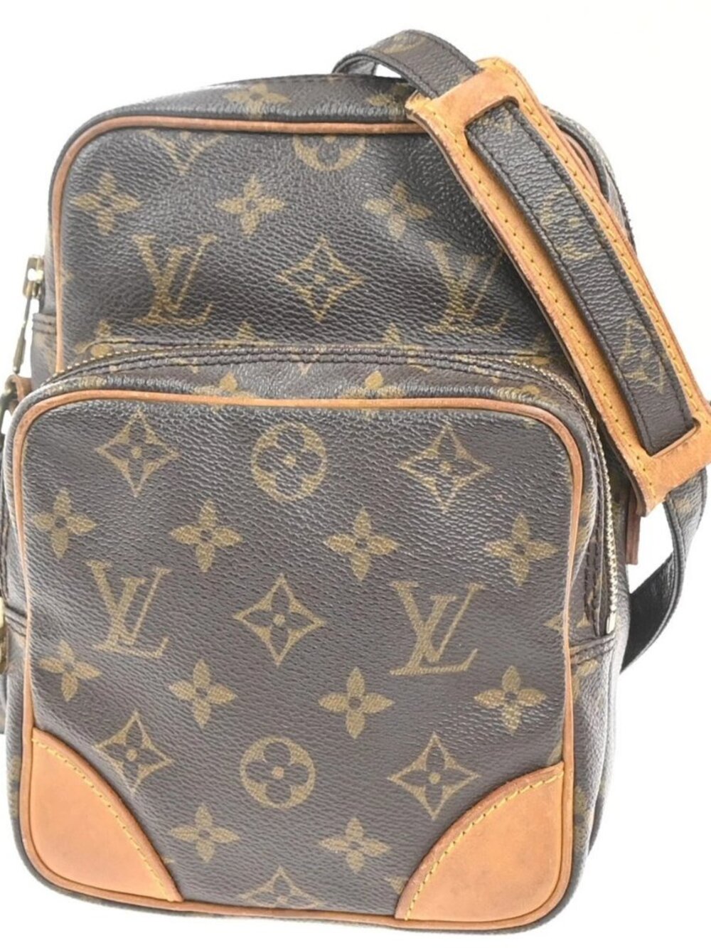 LOUIS VUITTON Amazon Crossbody Shoulder Bag Monogram Leather BN M45236 34EG393